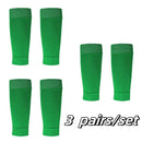 Conjunto de 3 pares de meias de caneleira para homens e mulheres