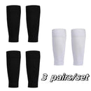 Conjunto de 3 pares de meias de caneleira para homens e mulheres