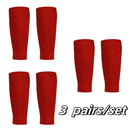 Conjunto de 3 pares de meias de caneleira para homens e mulheres
