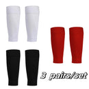 Conjunto de 3 pares de meias de caneleira para homens e mulheres