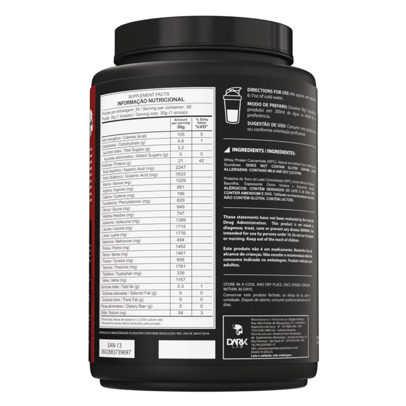 DARK LAB - Concentrado de Proteína Whey