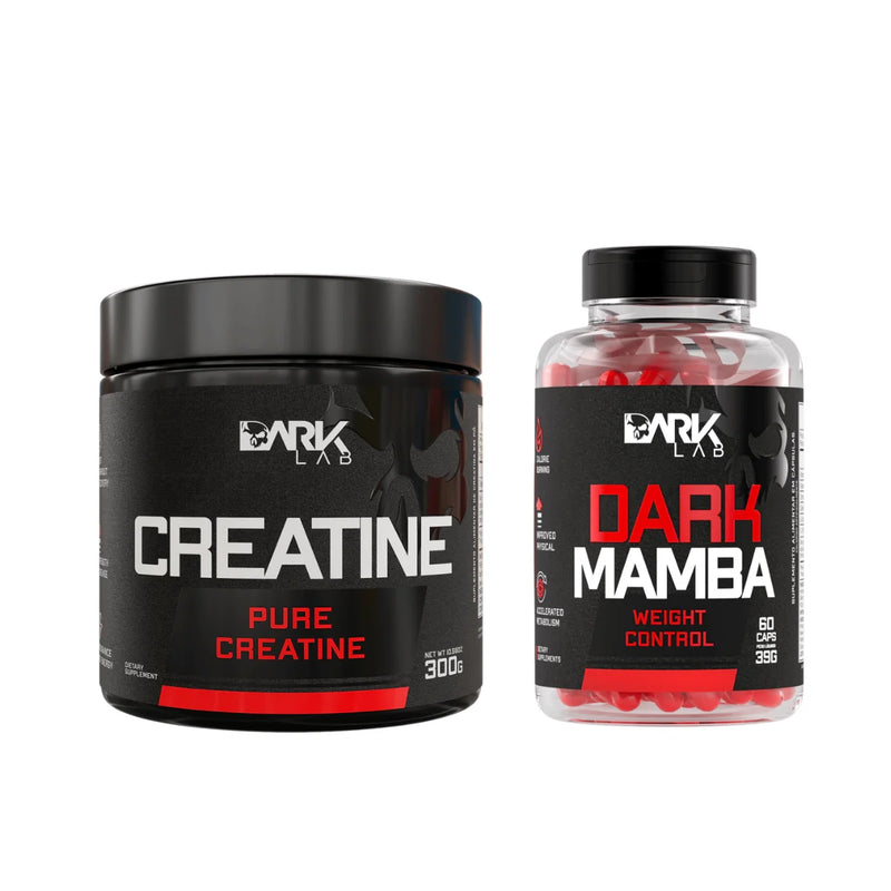 DARK LAB - KIT Creatina Monohidratada Pura 300g