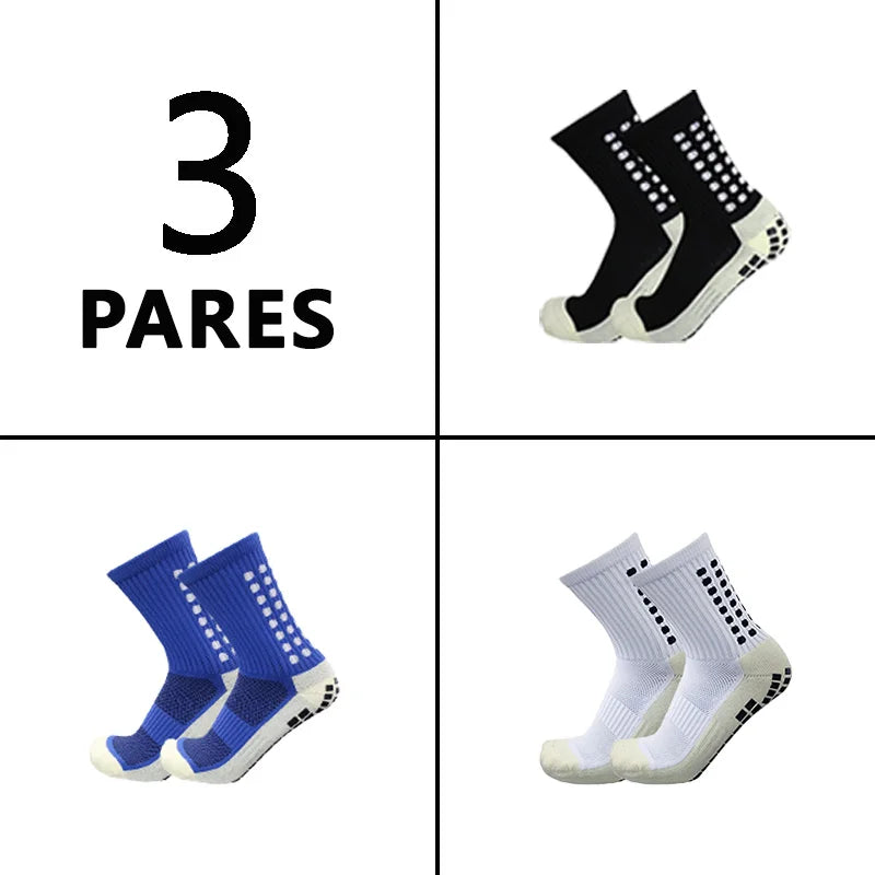 Meias de futebol masculinas, meias de corrida de poliamida