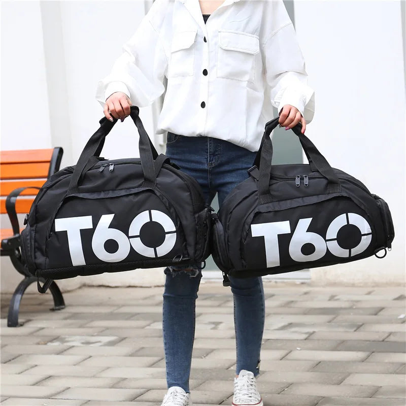 Mochila esportiva T60 para academia, feminina e masculina