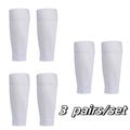 Conjunto de 3 pares de meias de caneleira para homens e mulheres