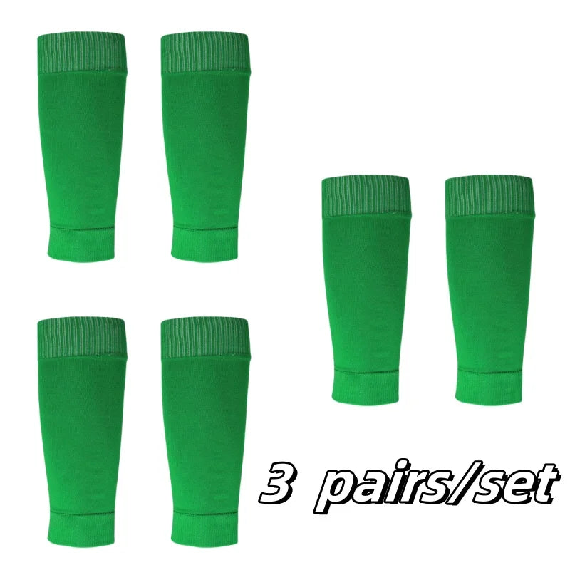 Conjunto de 3 pares de meias de caneleira para homens e mulheres