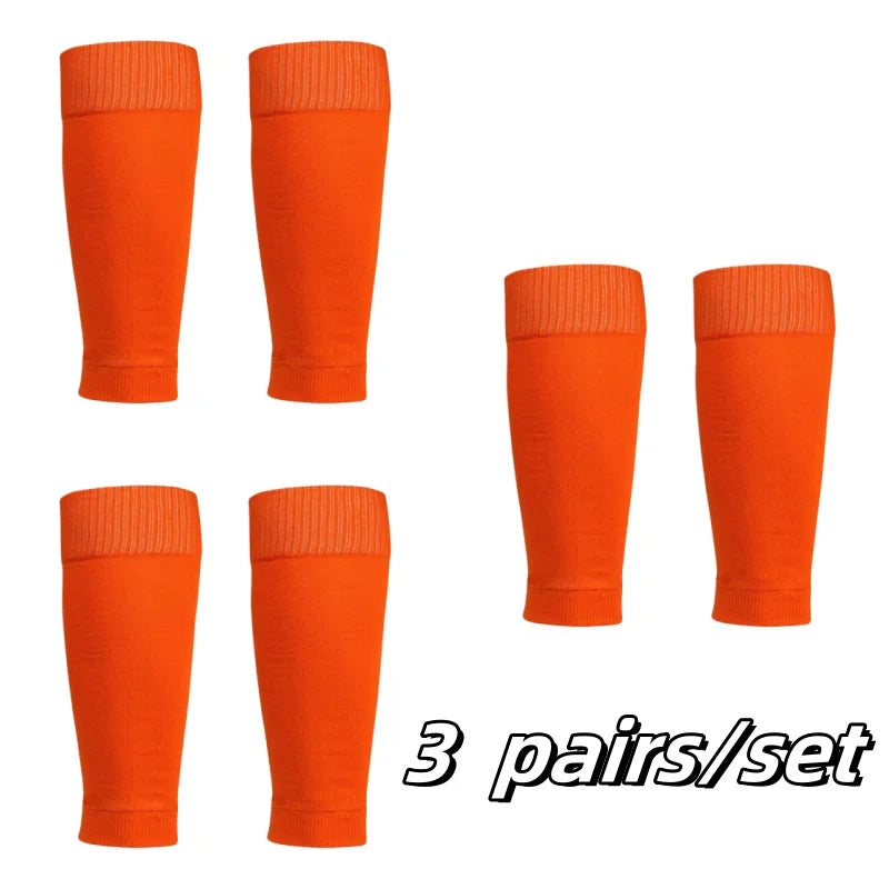 Conjunto de 3 pares de meias de caneleira para homens e mulheres