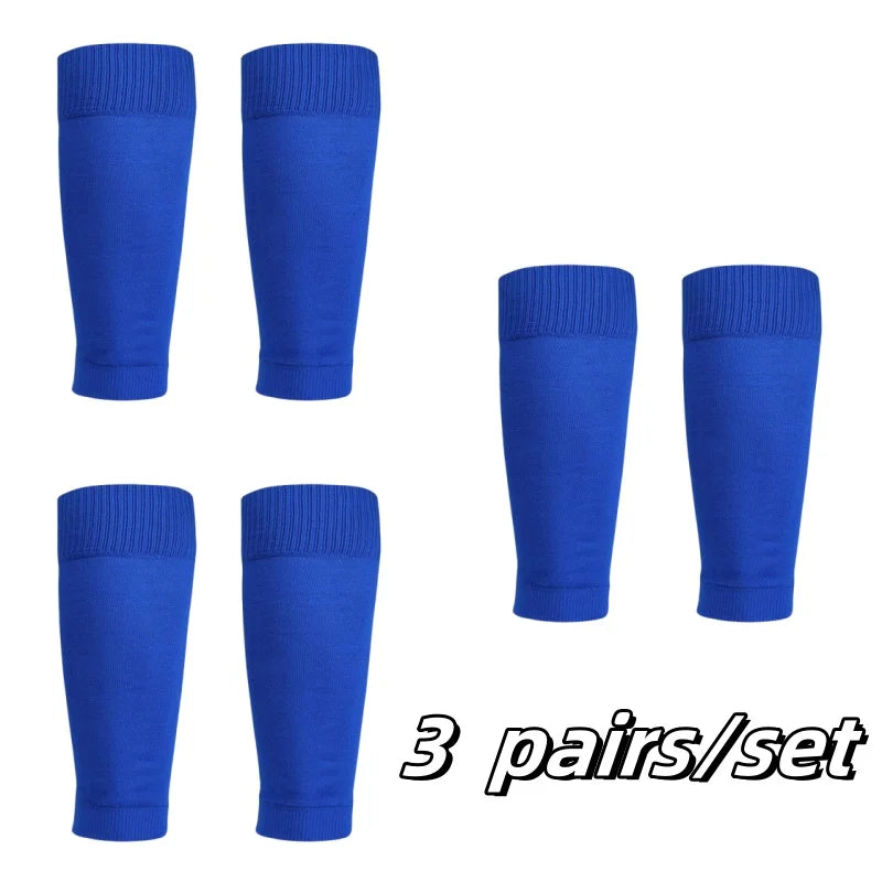 Conjunto de 3 pares de meias de caneleira para homens e mulheres