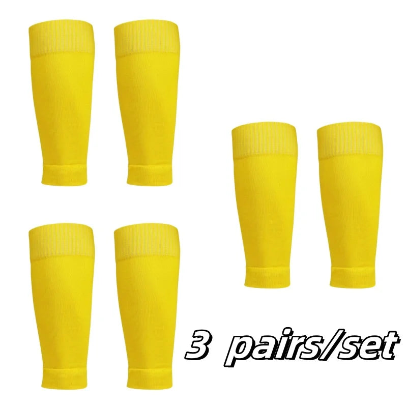 Conjunto de 3 pares de meias de caneleira para homens e mulheres
