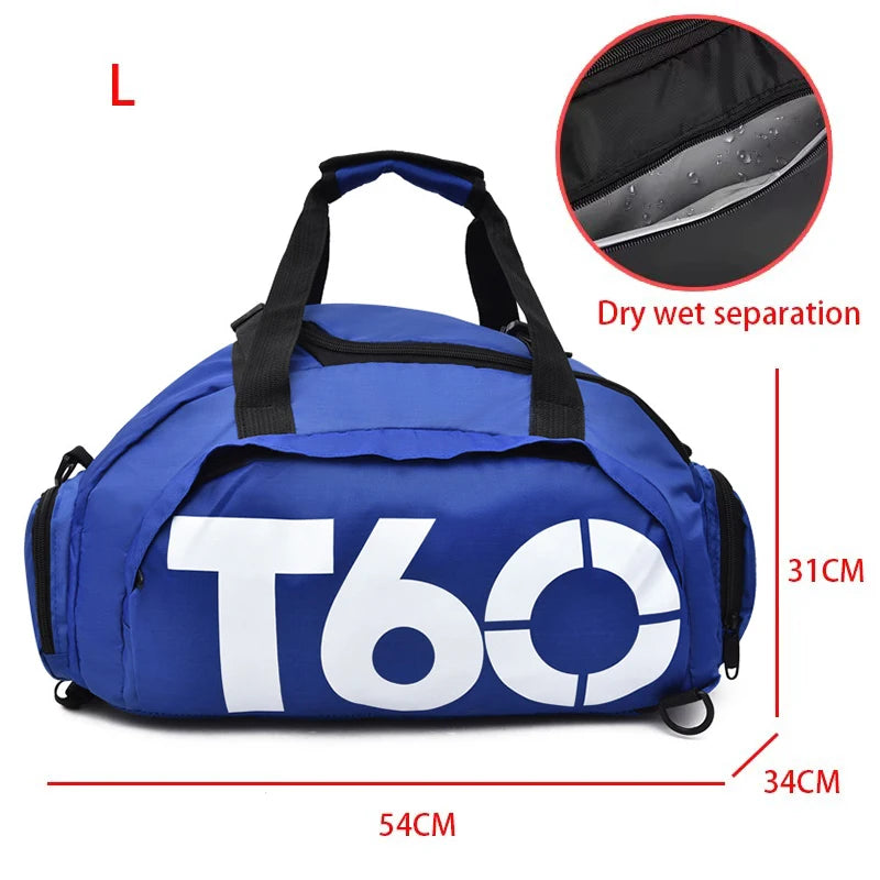 Mochila esportiva T60 para academia, feminina e masculina