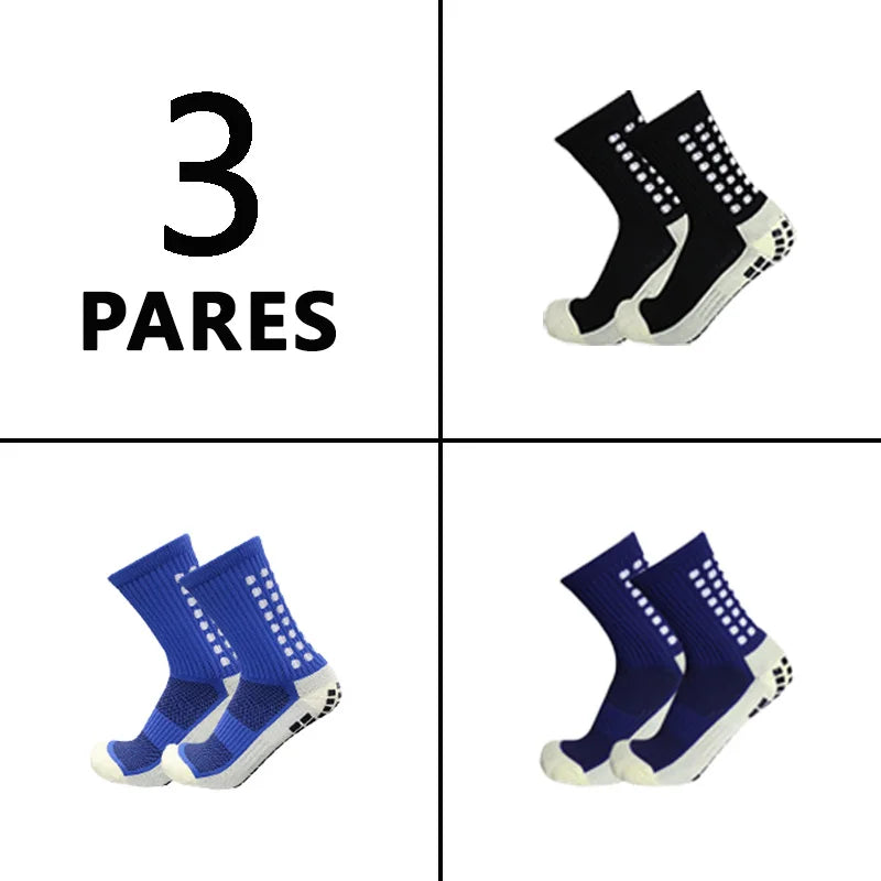 Meias de futebol masculinas, meias de corrida de poliamida