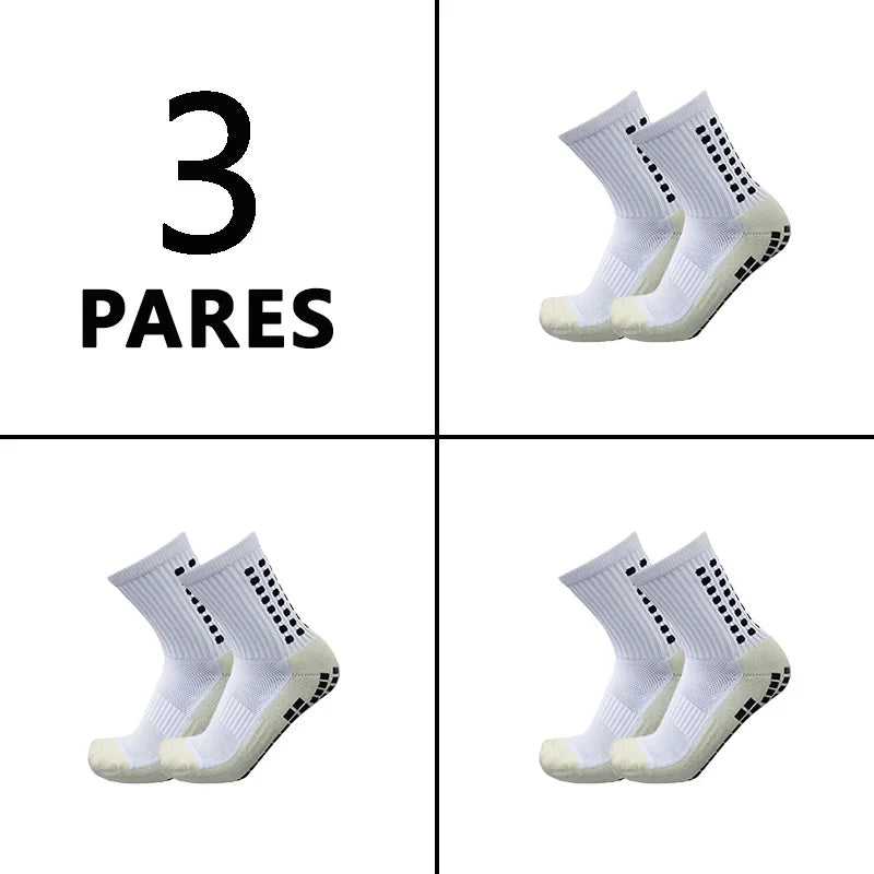 Meias de futebol masculinas, meias de corrida de poliamida
