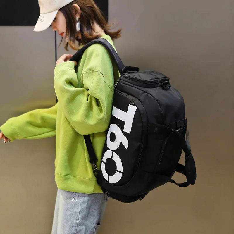 Mochila esportiva T60 para academia, feminina e masculina