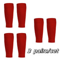 Conjunto de 3 pares de meias de caneleira para homens e mulheres