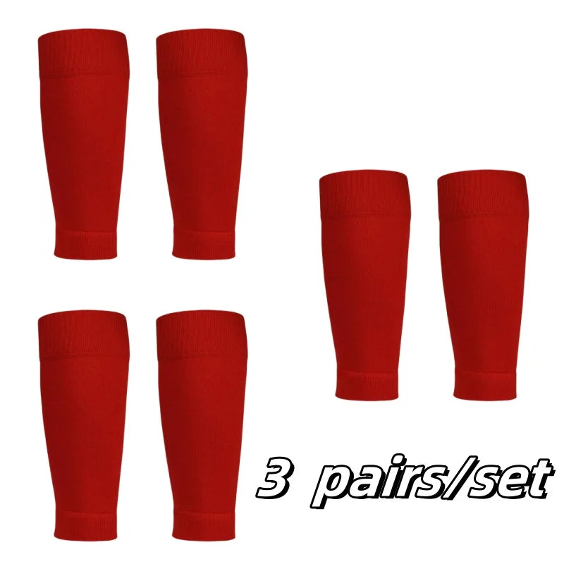 Conjunto de 3 pares de meias de caneleira para homens e mulheres