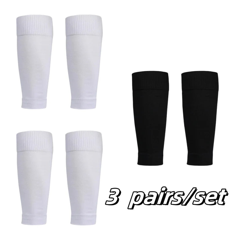 Conjunto de 3 pares de meias de caneleira para homens e mulheres