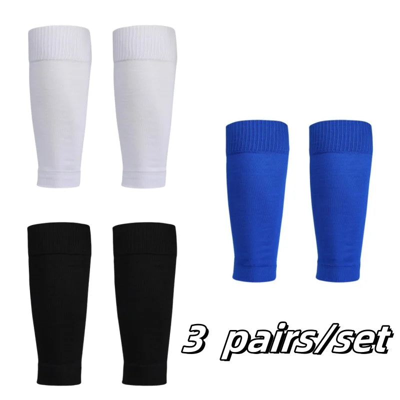Conjunto de 3 pares de meias de caneleira para homens e mulheres