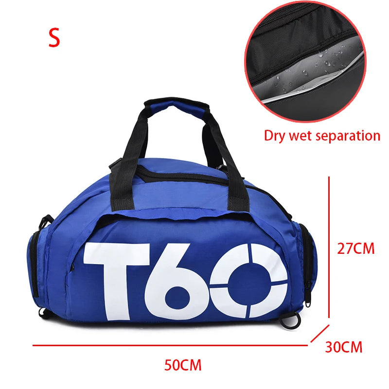 Mochila esportiva T60 para academia, feminina e masculina