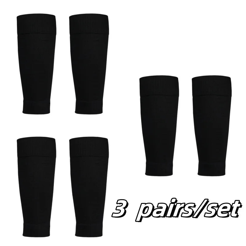 Conjunto de 3 pares de meias de caneleira para homens e mulheres