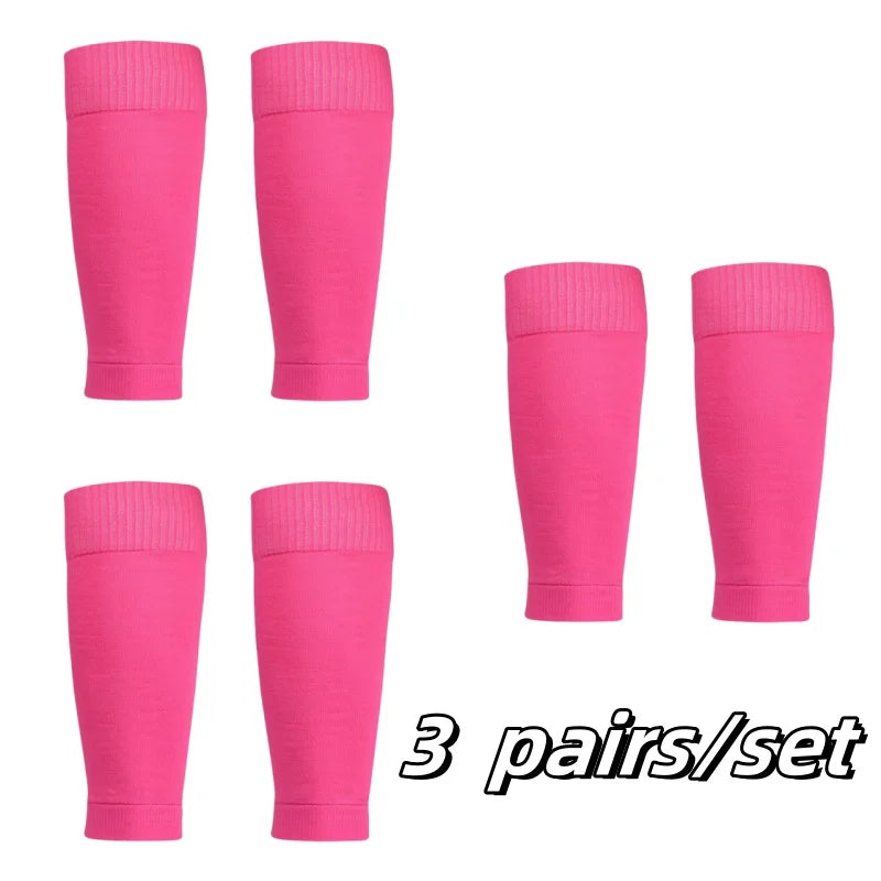Conjunto de 3 pares de meias de caneleira para homens e mulheres