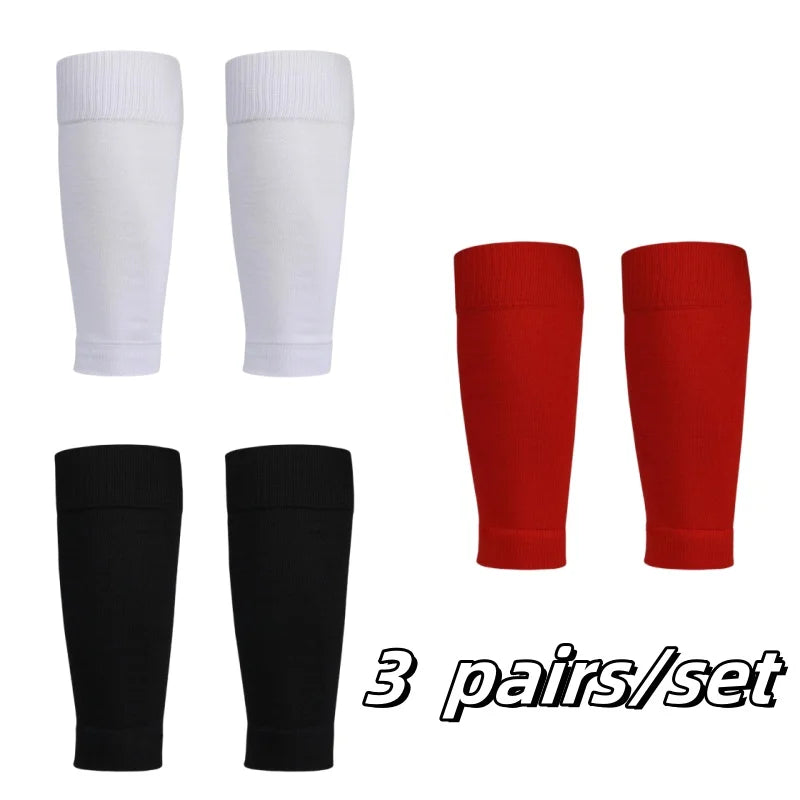 Conjunto de 3 pares de meias de caneleira para homens e mulheres