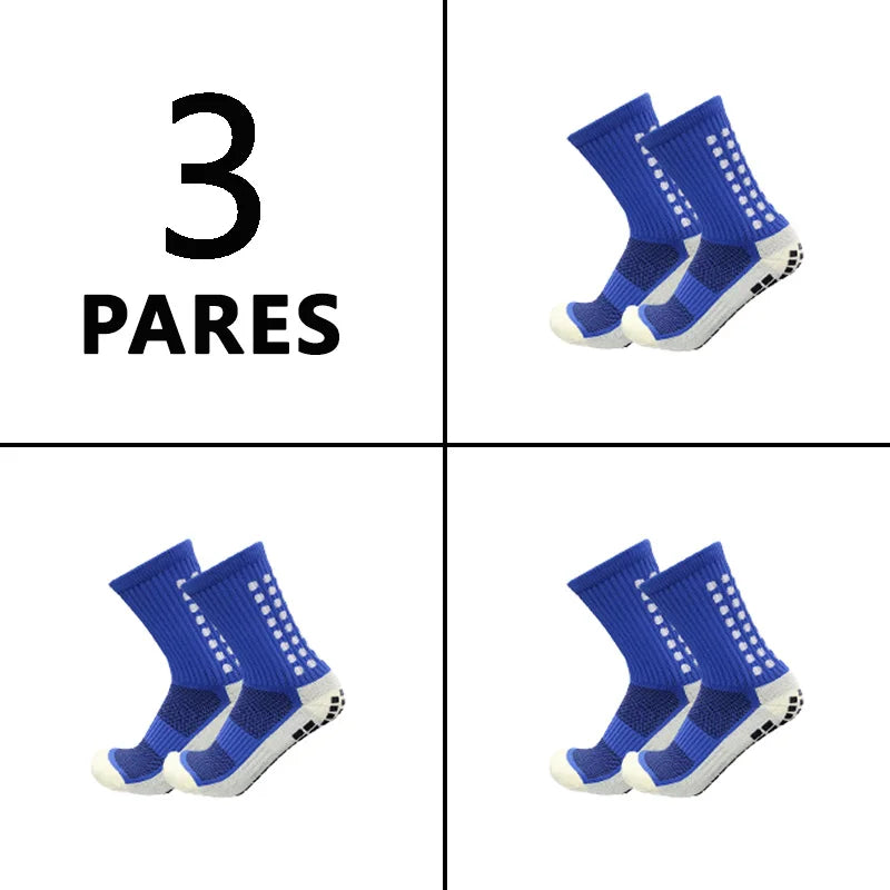 Meias de futebol masculinas, meias de corrida de poliamida