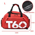 Mochila esportiva T60 para academia, feminina e masculina
