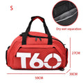 Mochila esportiva T60 para academia, feminina e masculina